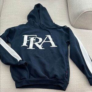FRA Navy and White Hoodie